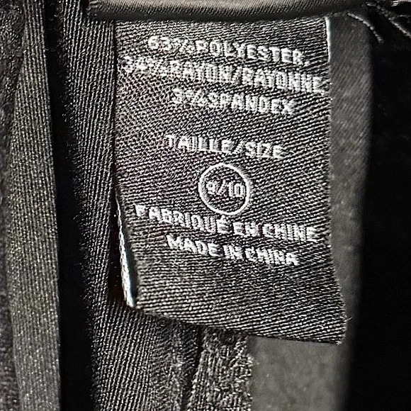 Suzy Shier Black Dress Pants W/buckle detail - Picture 6 of 6